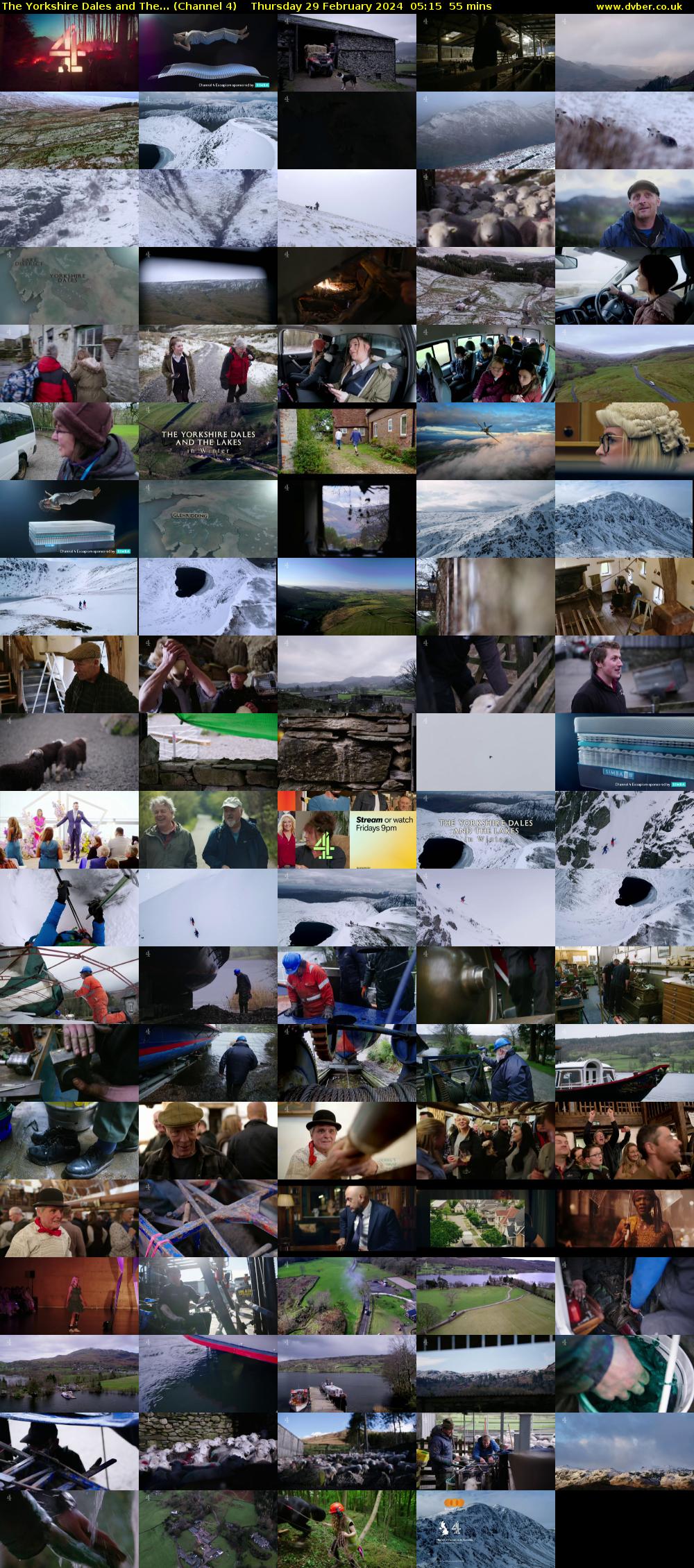 The Yorkshire Dales and The... (Channel 4) Thursday 29 February 2024 05:15 - 06:10