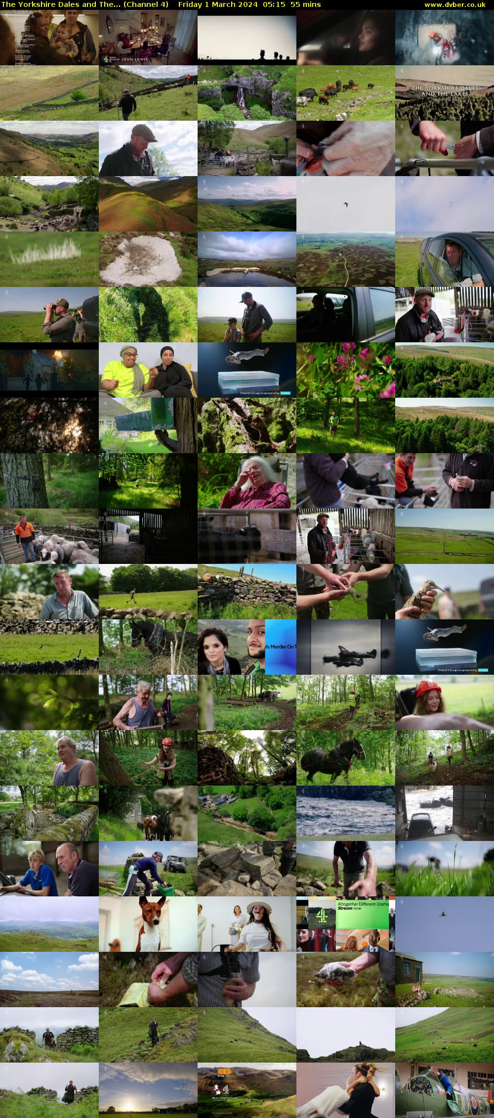 The Yorkshire Dales and The... (Channel 4) Friday 1 March 2024 05:15 - 06:10