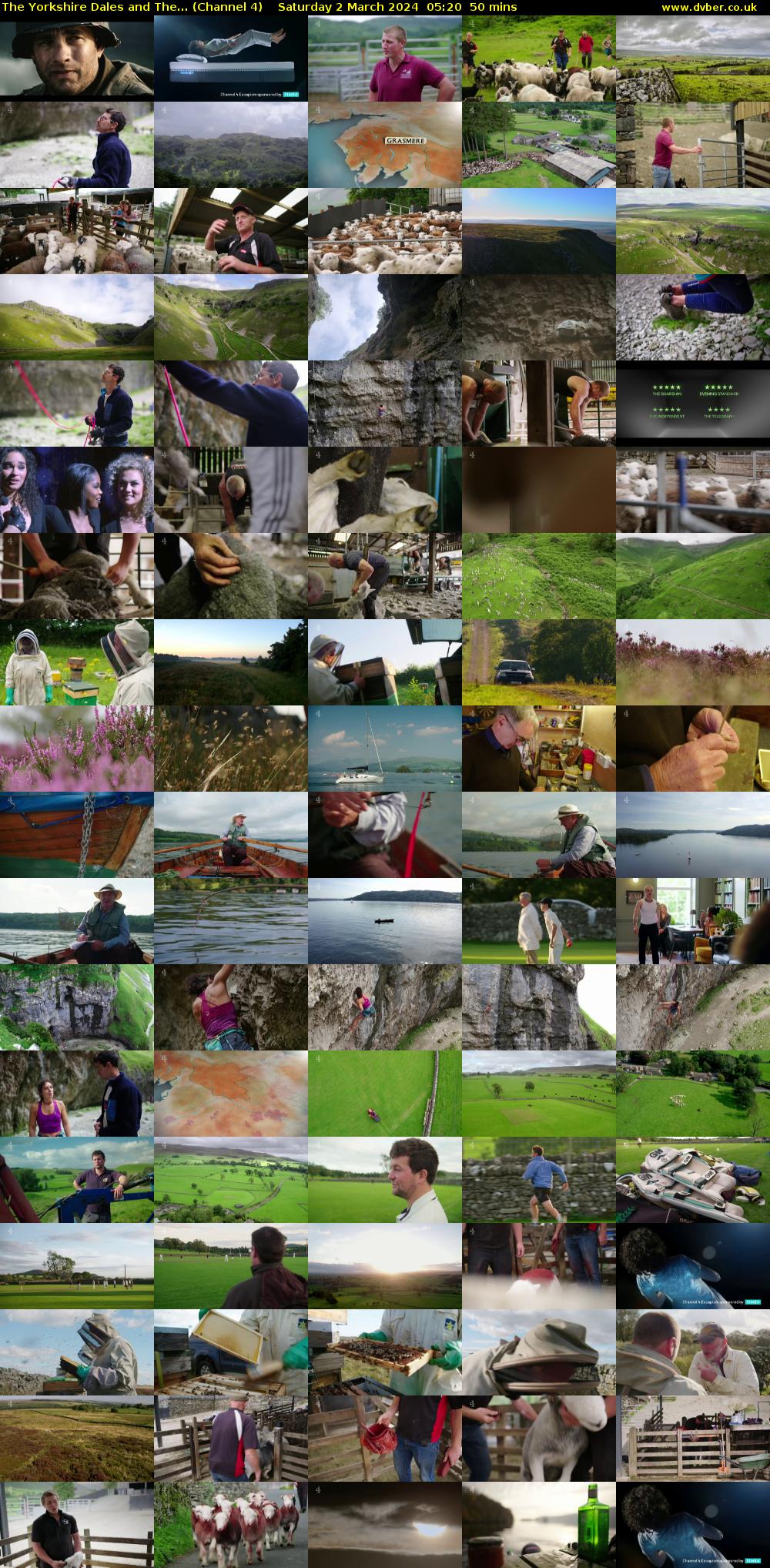 The Yorkshire Dales and The... (Channel 4) Saturday 2 March 2024 05:20 - 06:10
