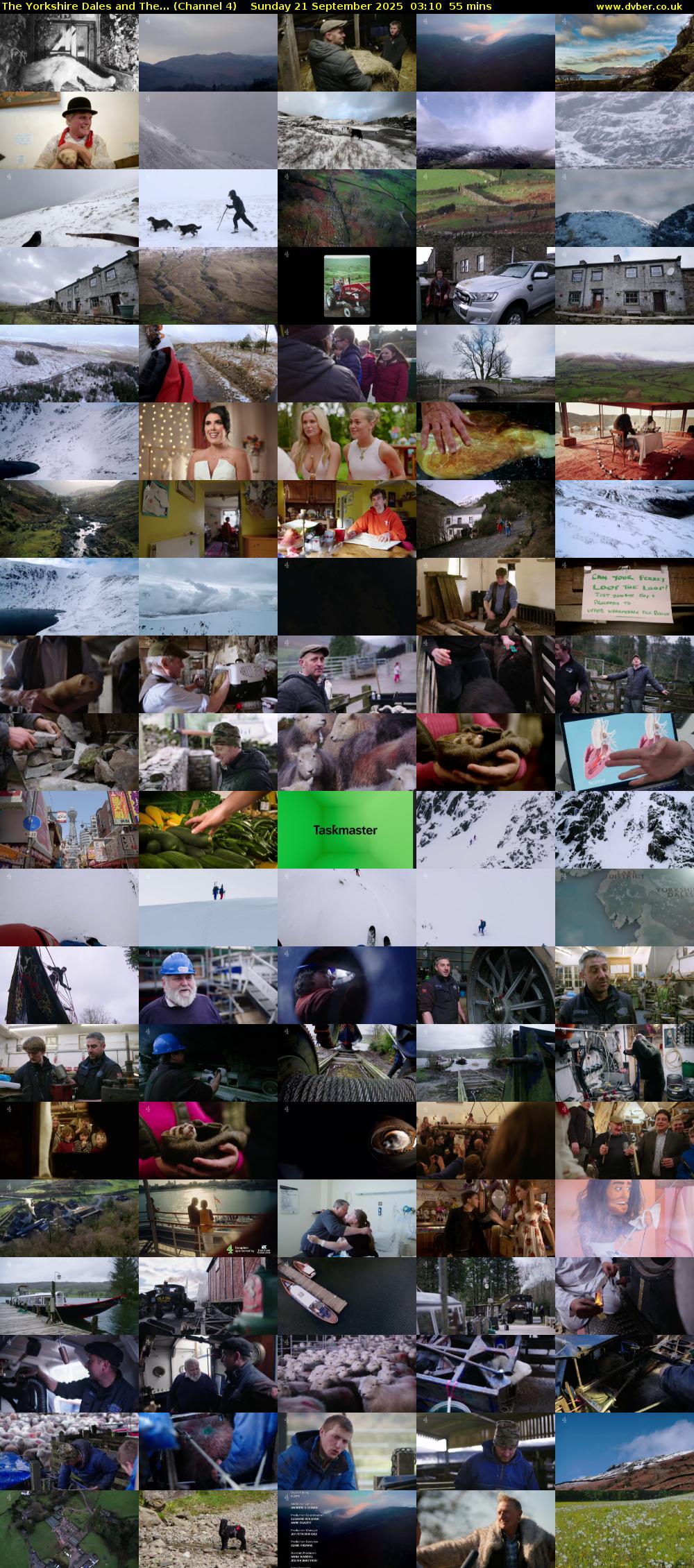 The Yorkshire Dales and The... (Channel 4) Sunday 21 September 2025 03:10 - 04:05