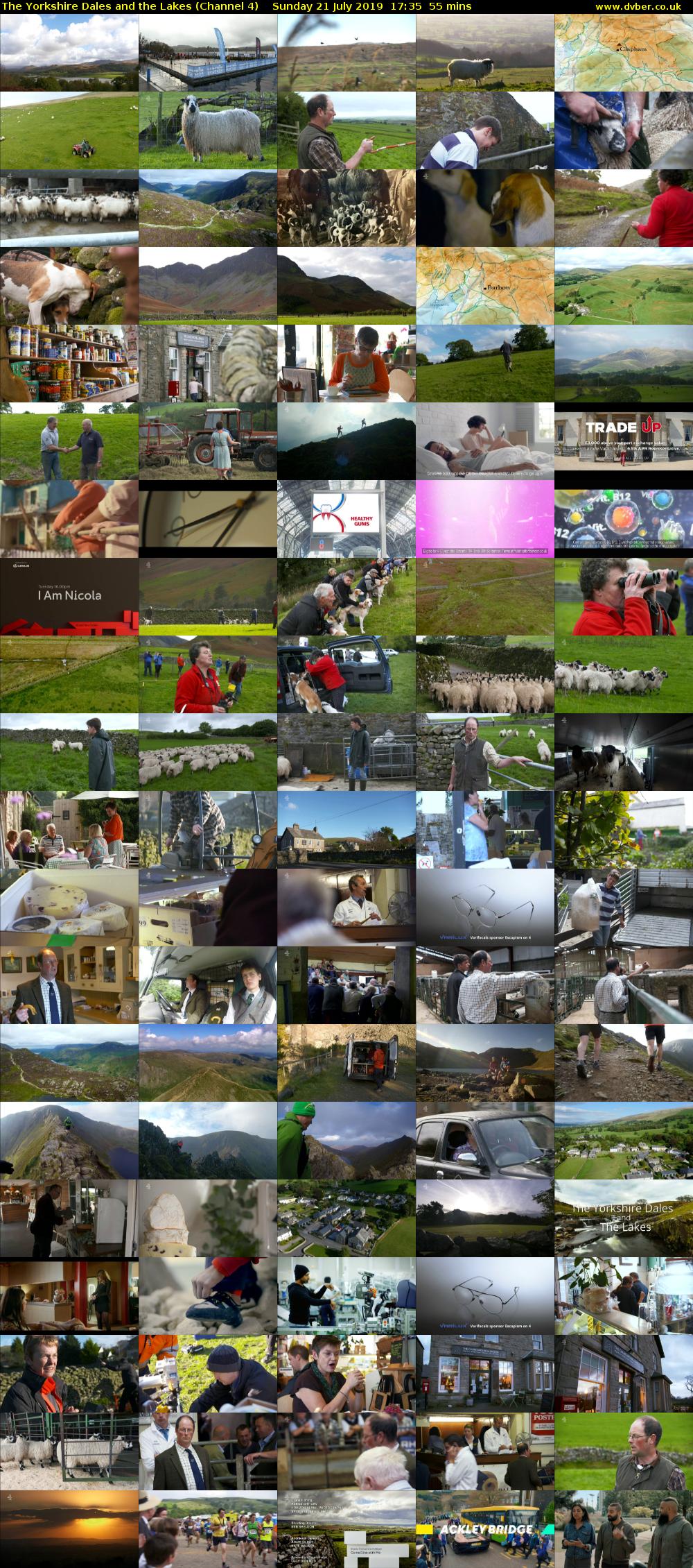The Yorkshire Dales and the Lakes (Channel 4) Sunday 21 July 2019 17:35 - 18:30