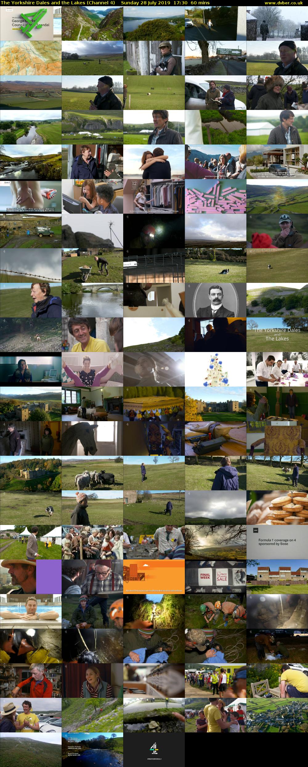 The Yorkshire Dales and the Lakes (Channel 4) Sunday 28 July 2019 17:30 - 18:30