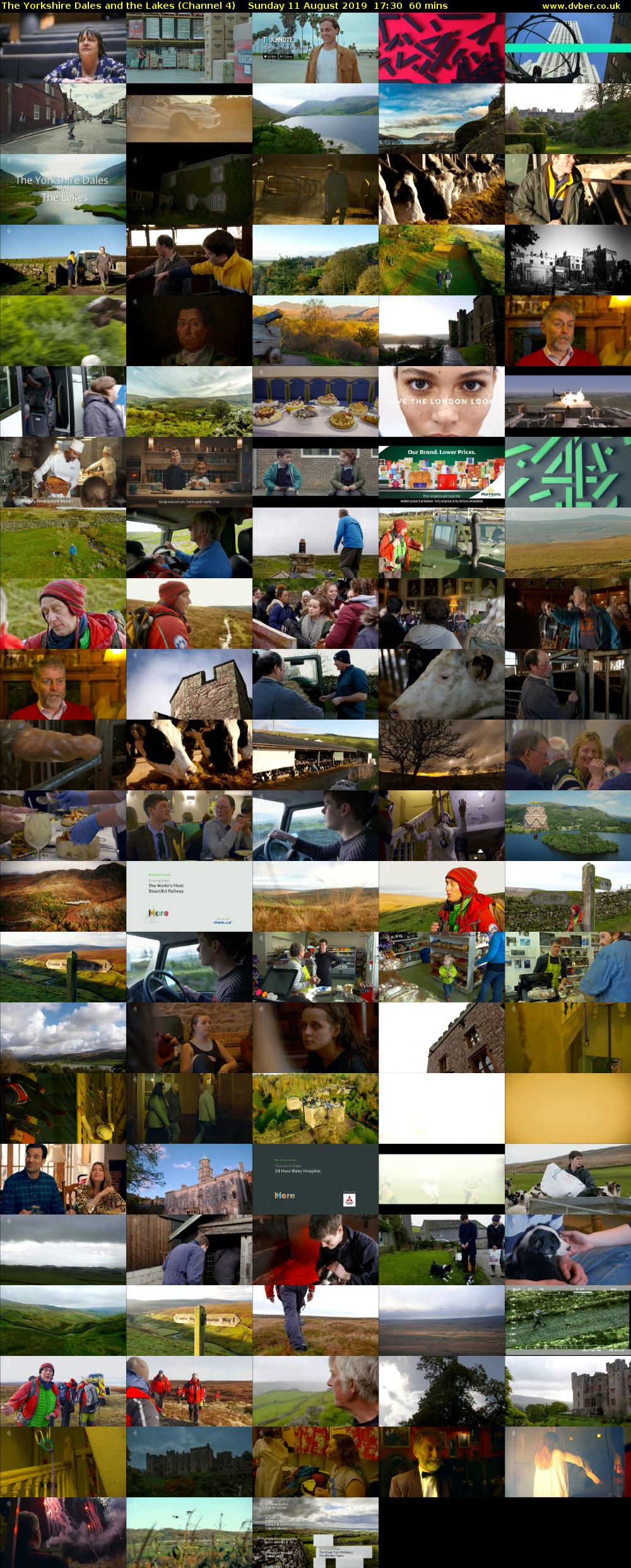The Yorkshire Dales and the Lakes (Channel 4) Sunday 11 August 2019 17:30 - 18:30