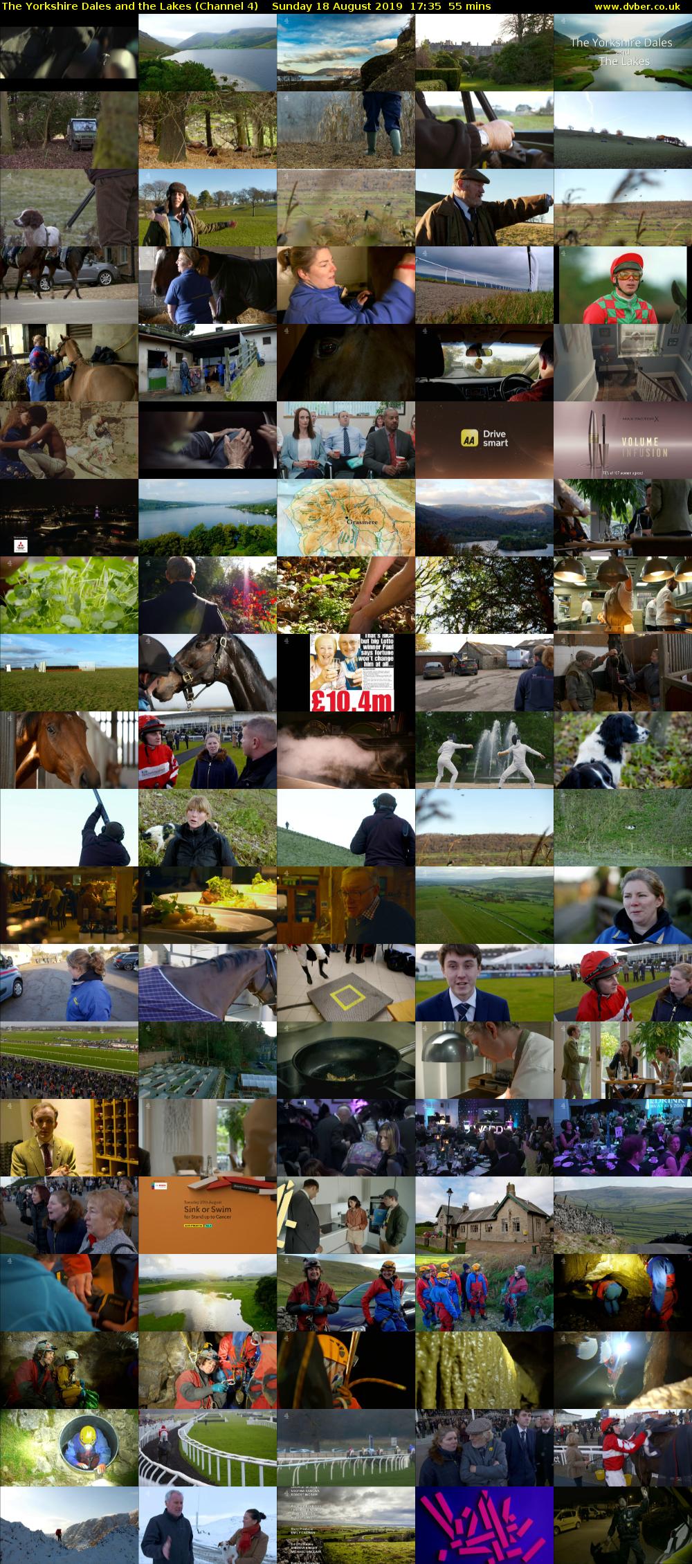 The Yorkshire Dales and the Lakes (Channel 4) Sunday 18 August 2019 17:35 - 18:30