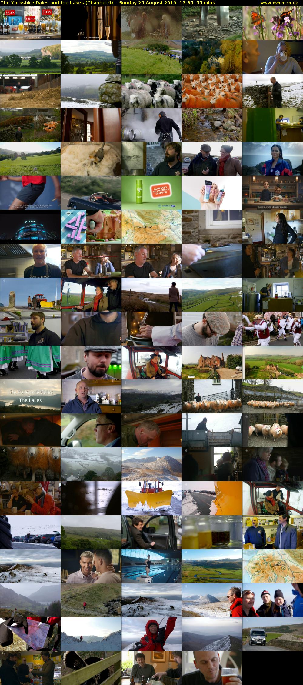 The Yorkshire Dales and the Lakes (Channel 4) Sunday 25 August 2019 17:35 - 18:30