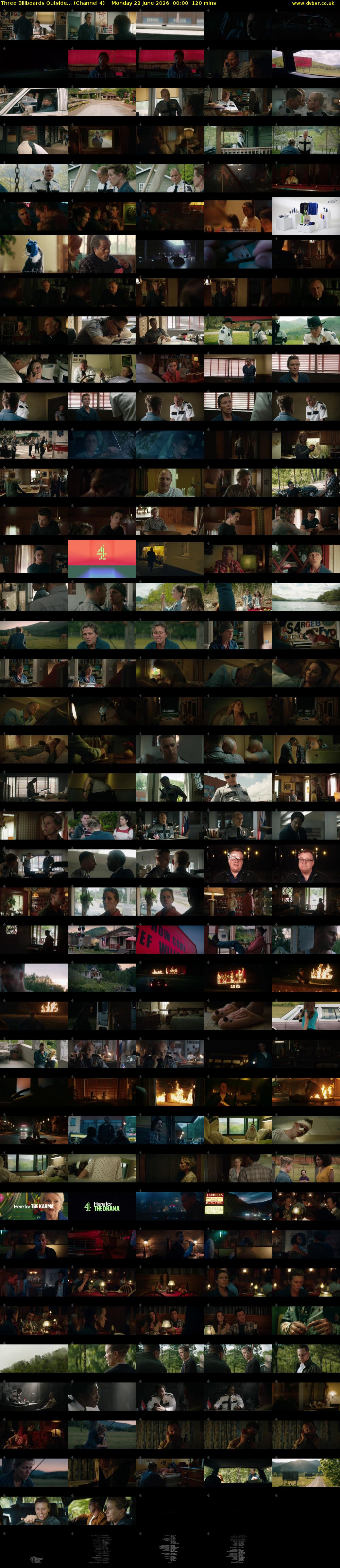 Three Billboards Outside... (Channel 4) Monday 22 June 2026 00:00 - 02:00