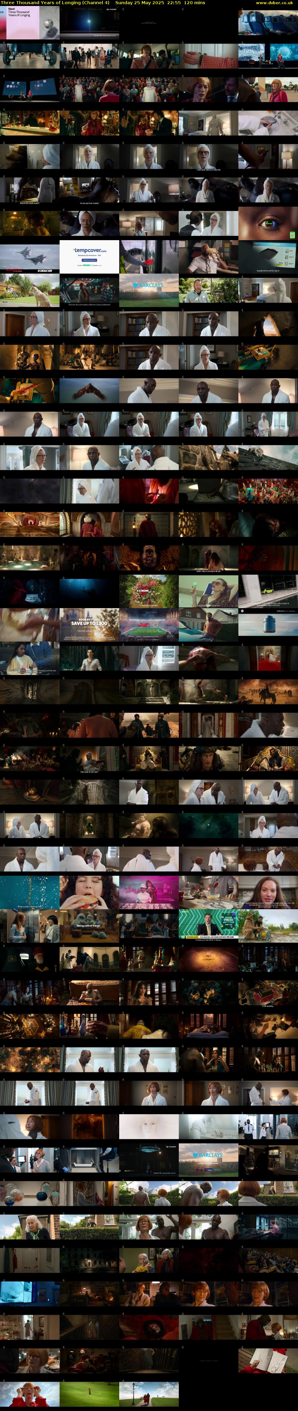 Three Thousand Years of Longing (Channel 4) Sunday 25 May 2025 22:55 - 00:55