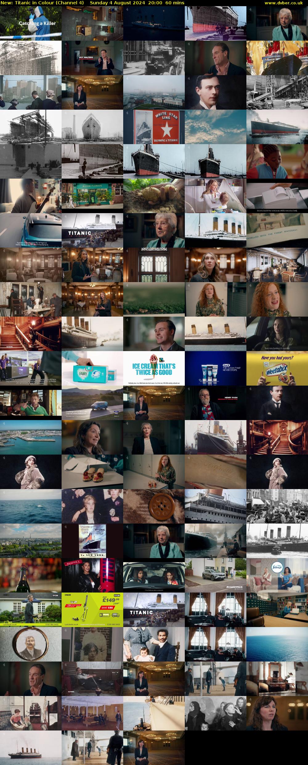 Titanic in Colour (Channel 4) Sunday 4 August 2024 20:00 - 21:00