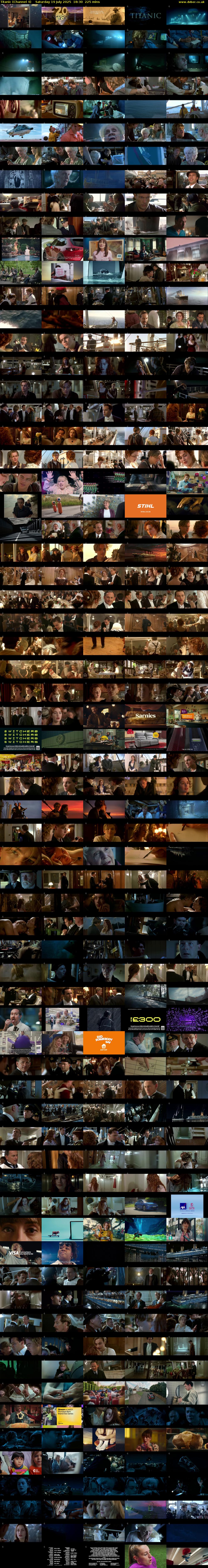 Titanic (Channel 4) Saturday 19 July 2025 18:30 - 22:15