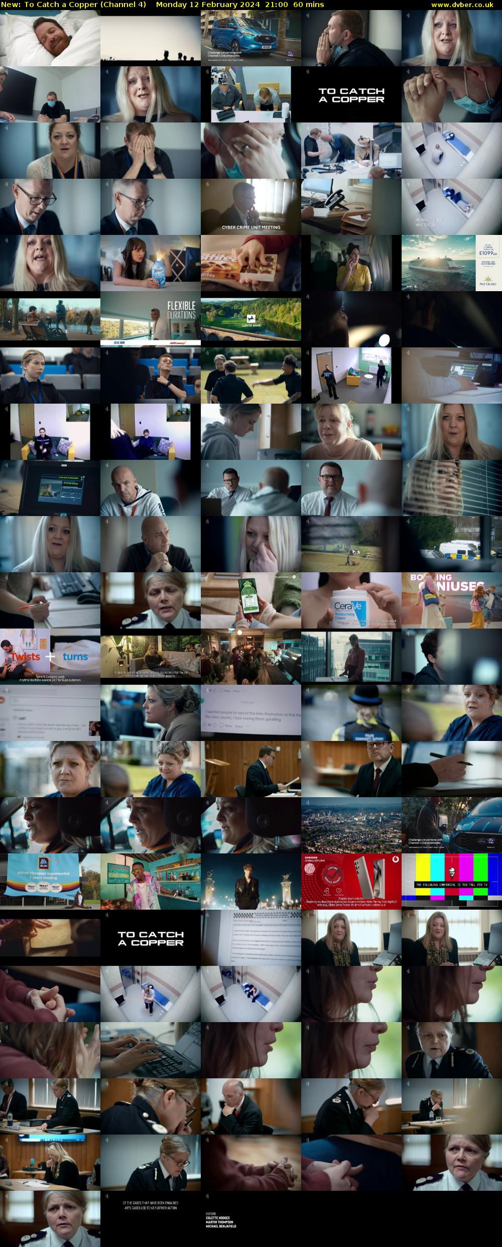 To Catch a Copper (Channel 4) Monday 12 February 2024 21:00 - 22:00