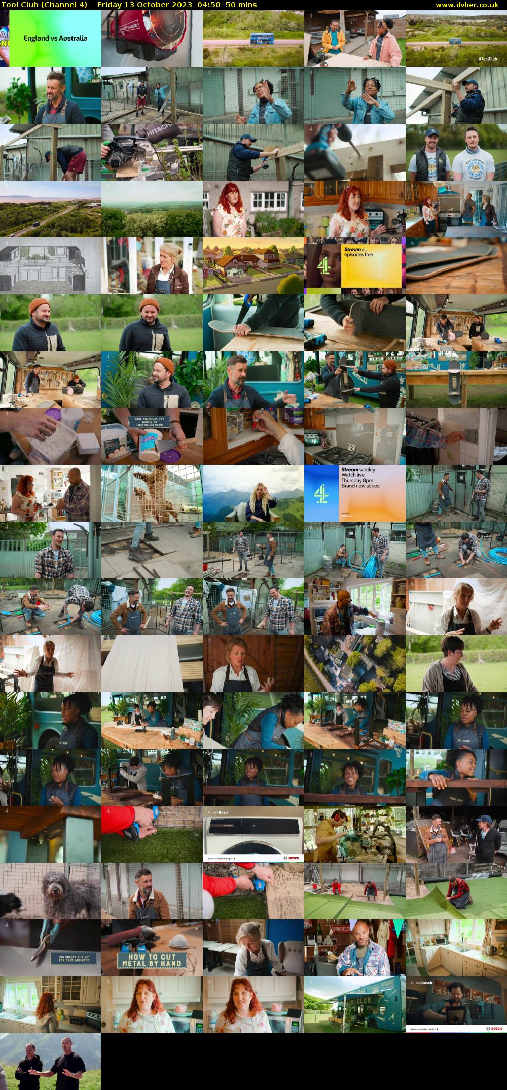 Tool Club (Channel 4) Friday 13 October 2023 04:50 - 05:40