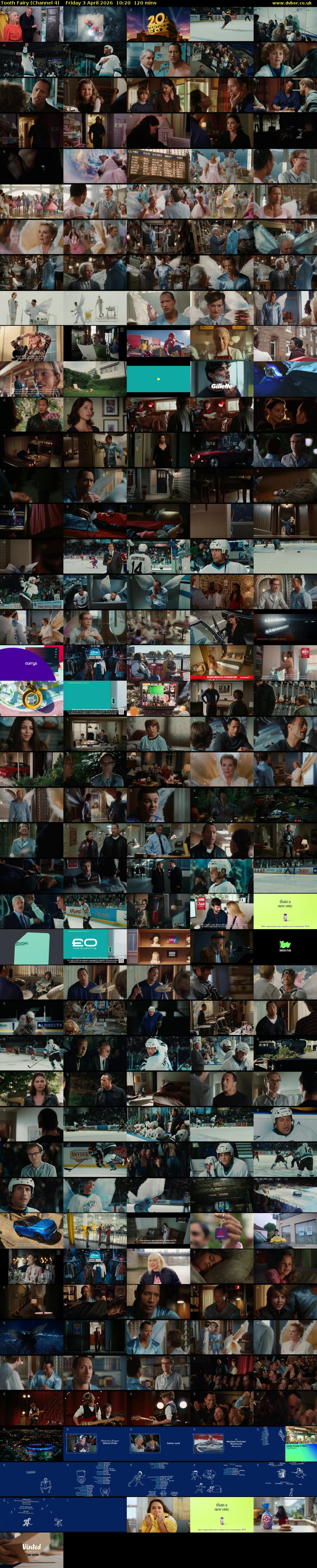 Tooth Fairy (Channel 4) Friday 3 April 2026 10:20 - 12:20