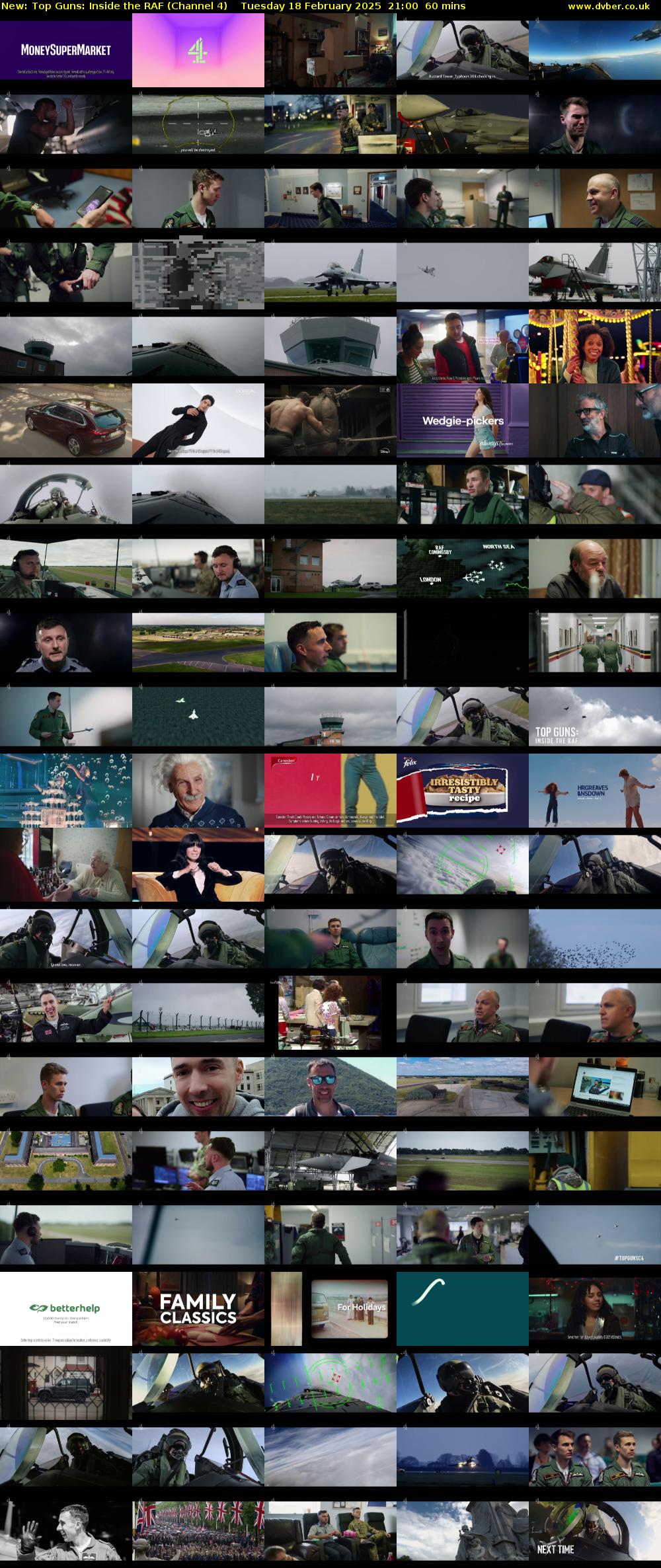 Top Guns: Inside the RAF (Channel 4) Tuesday 18 February 2025 21:00 - 22:00