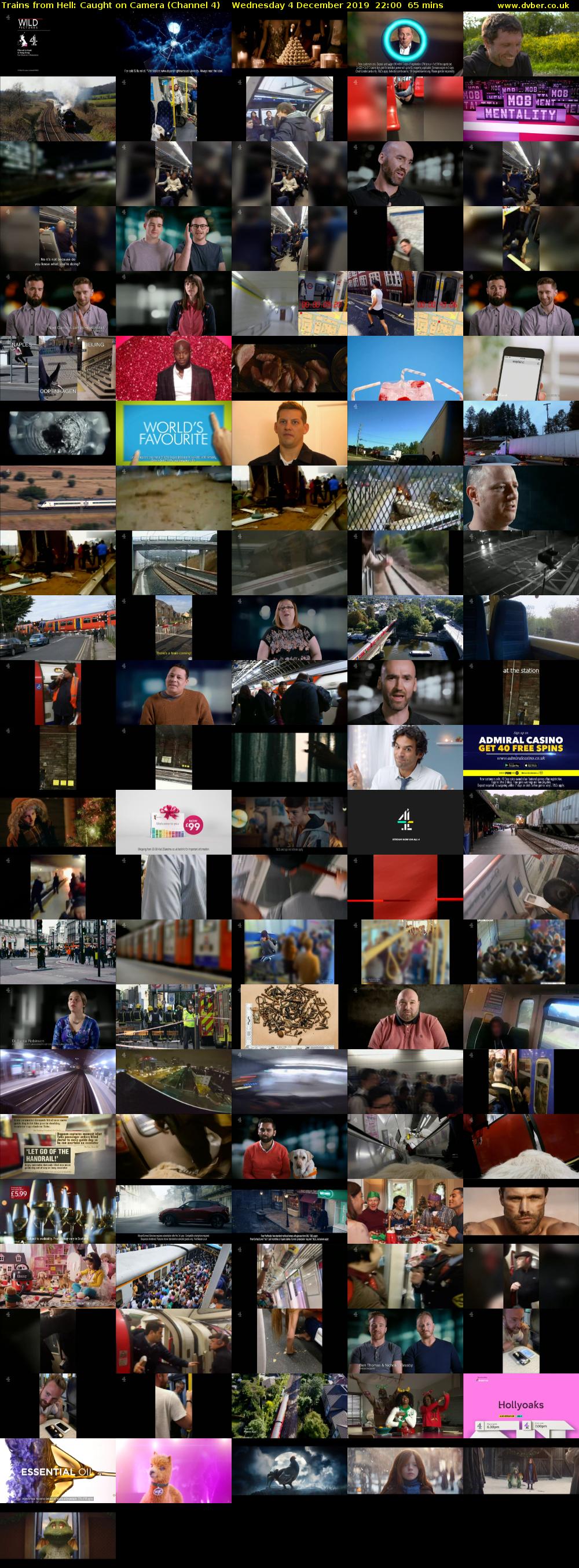 Trains from Hell: Caught on Camera (Channel 4) Wednesday 4 December 2019 22:00 - 23:05