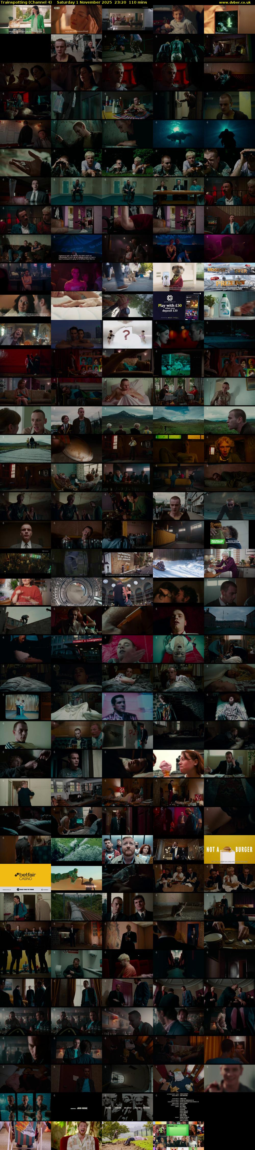 Trainspotting (Channel 4) Saturday 1 November 2025 23:20 - 01:10