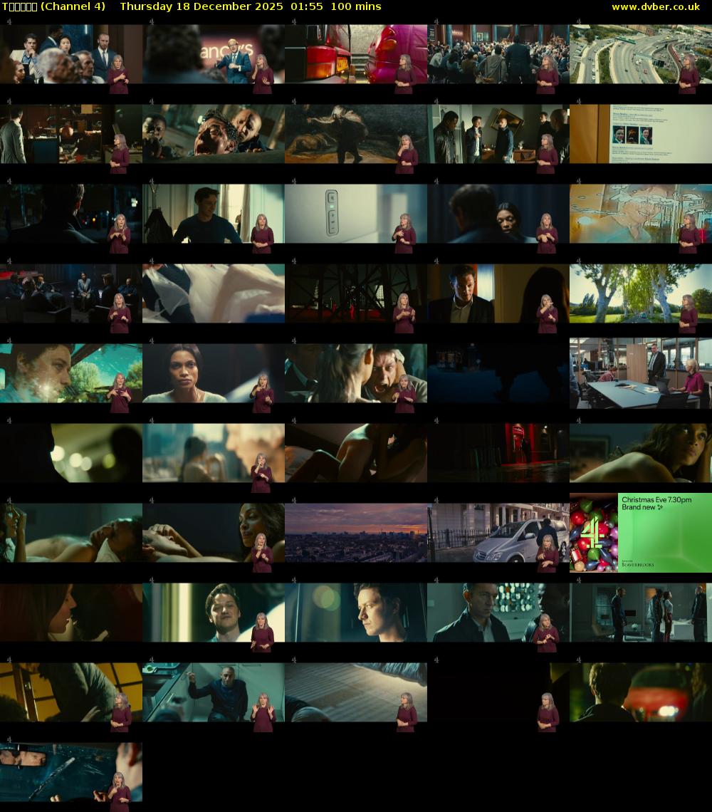 Trance (Channel 4) Thursday 18 December 2025 01:55 - 03:35