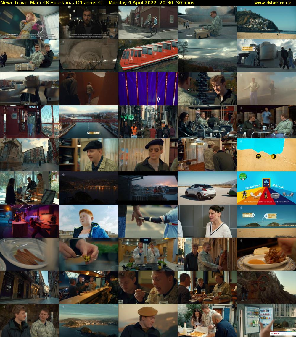 Travel Man: 48 Hours in... (Channel 4) Monday 4 April 2022 20:30 - 21:00