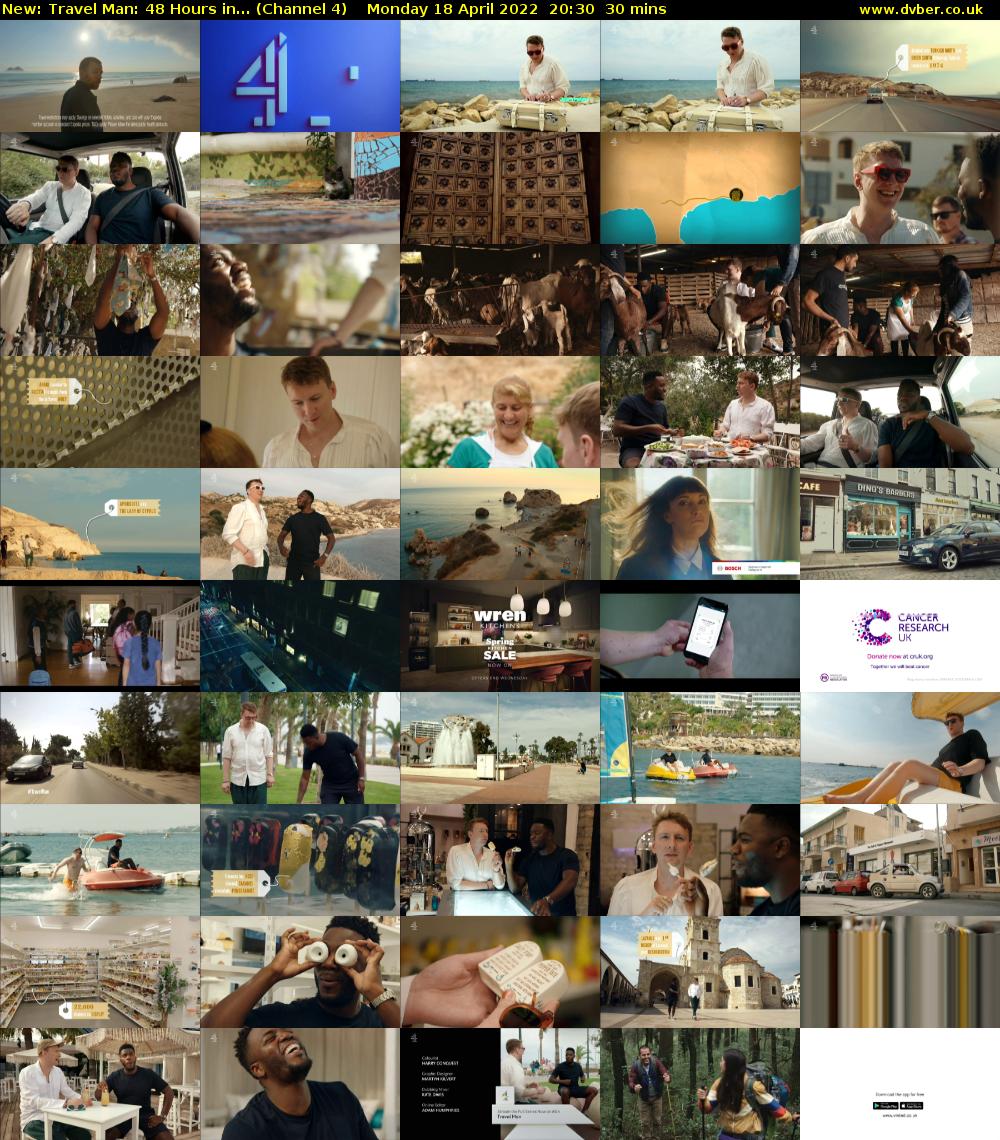 Travel Man: 48 Hours in... (Channel 4) Monday 18 April 2022 20:30 - 21:00