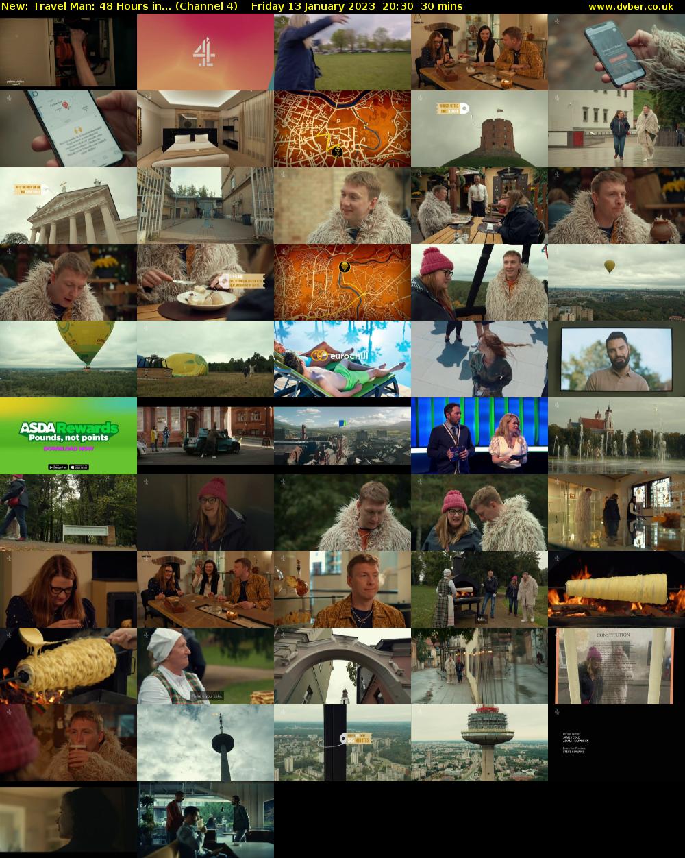 Travel Man: 48 Hours in... (Channel 4) Friday 13 January 2023 20:30 - 21:00