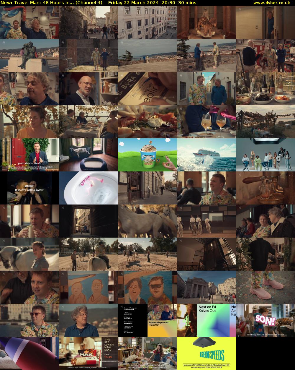 Travel Man: 48 Hours in... (Channel 4) Friday 22 March 2024 20:30 - 21:00