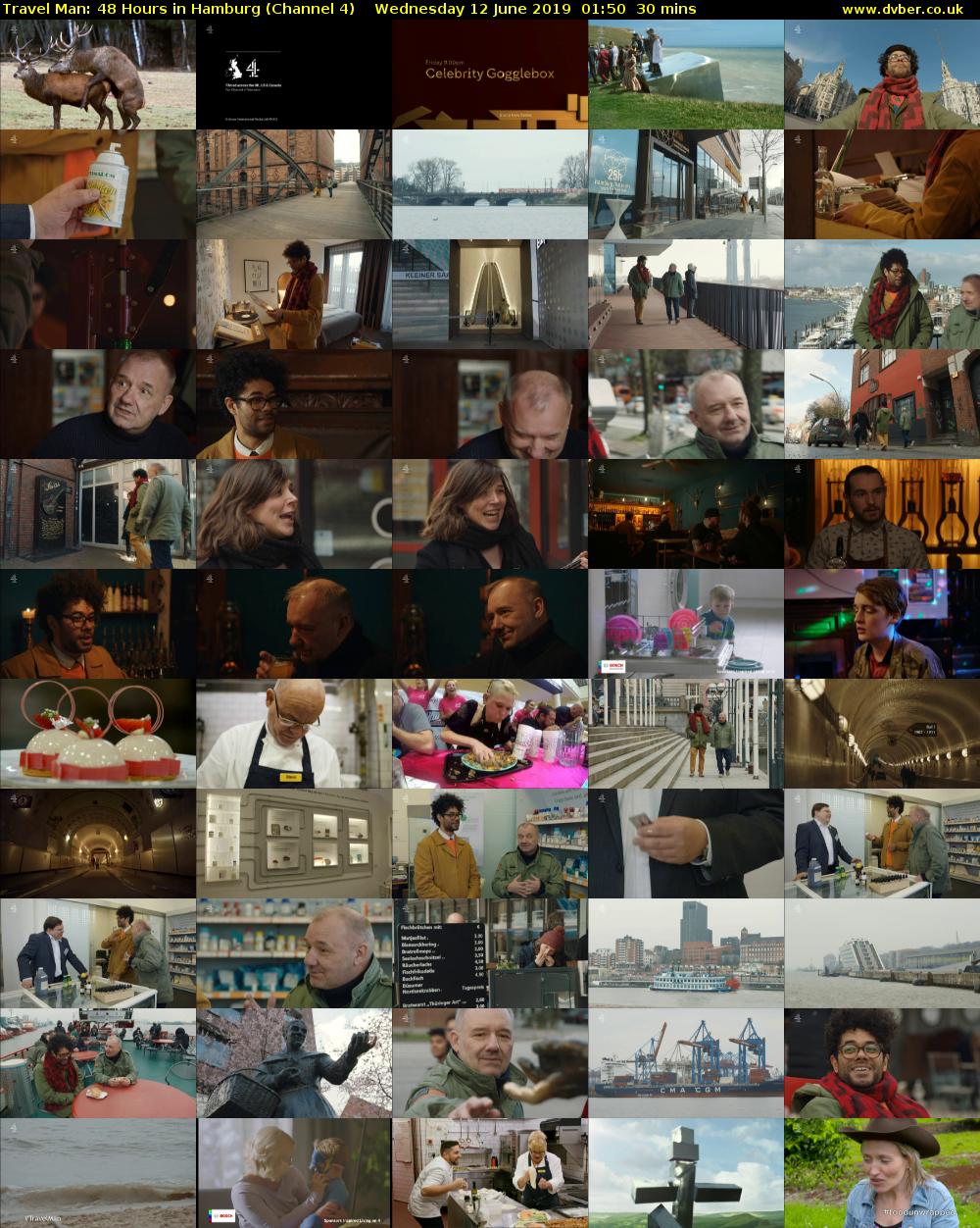 Travel Man: 48 Hours in Hamburg (Channel 4) Wednesday 12 June 2019 01:50 - 02:20