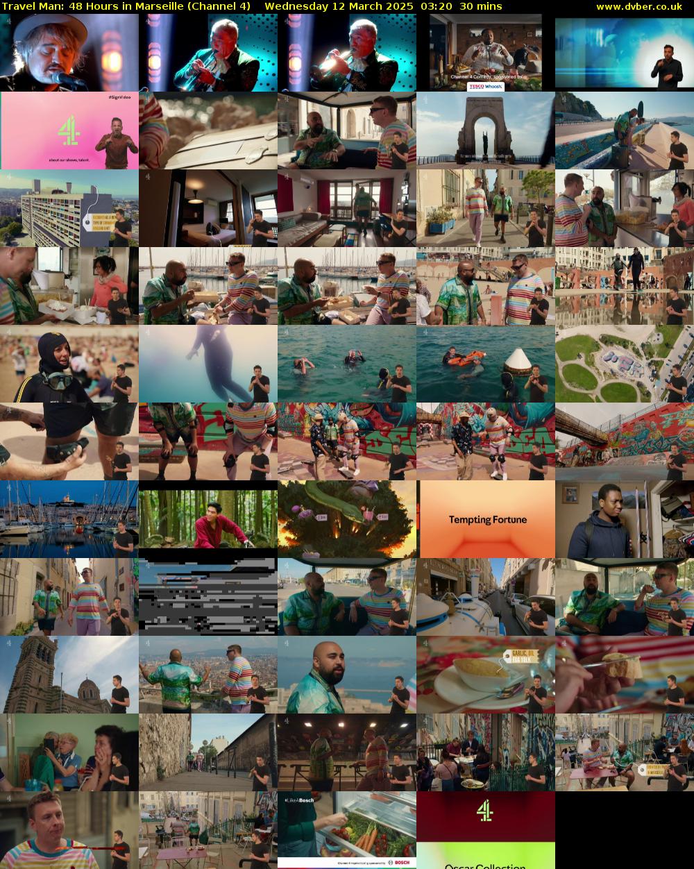 Travel Man: 48 Hours in Marseille (Channel 4) Wednesday 12 March 2025 03:20 - 03:50