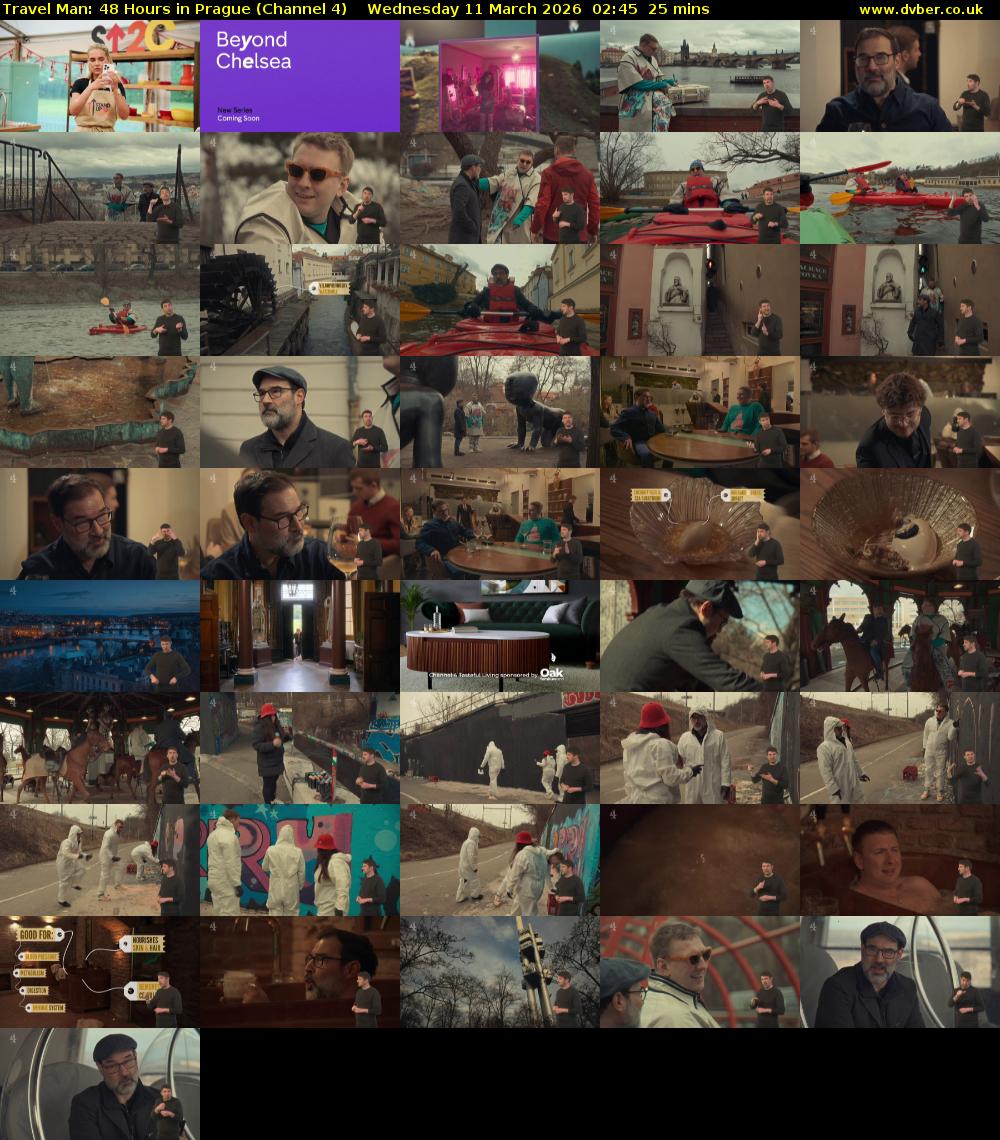 Travel Man: 48 Hours in Prague (Channel 4) Wednesday 11 March 2026 02:45 - 03:10