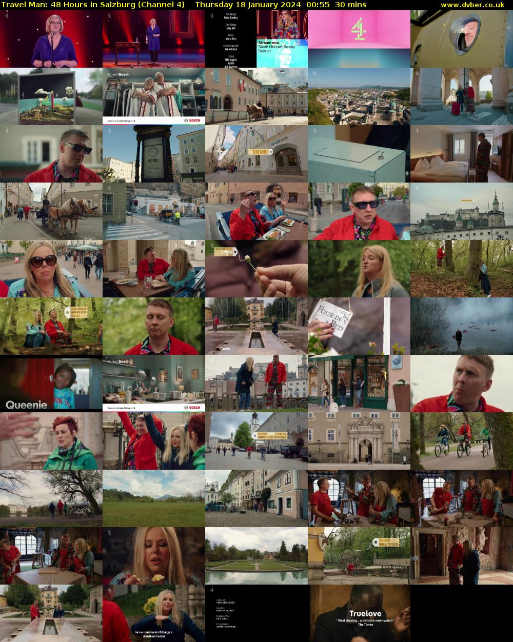 Travel Man: 48 Hours in Salzburg (Channel 4) Thursday 18 January 2024 00:55 - 01:25