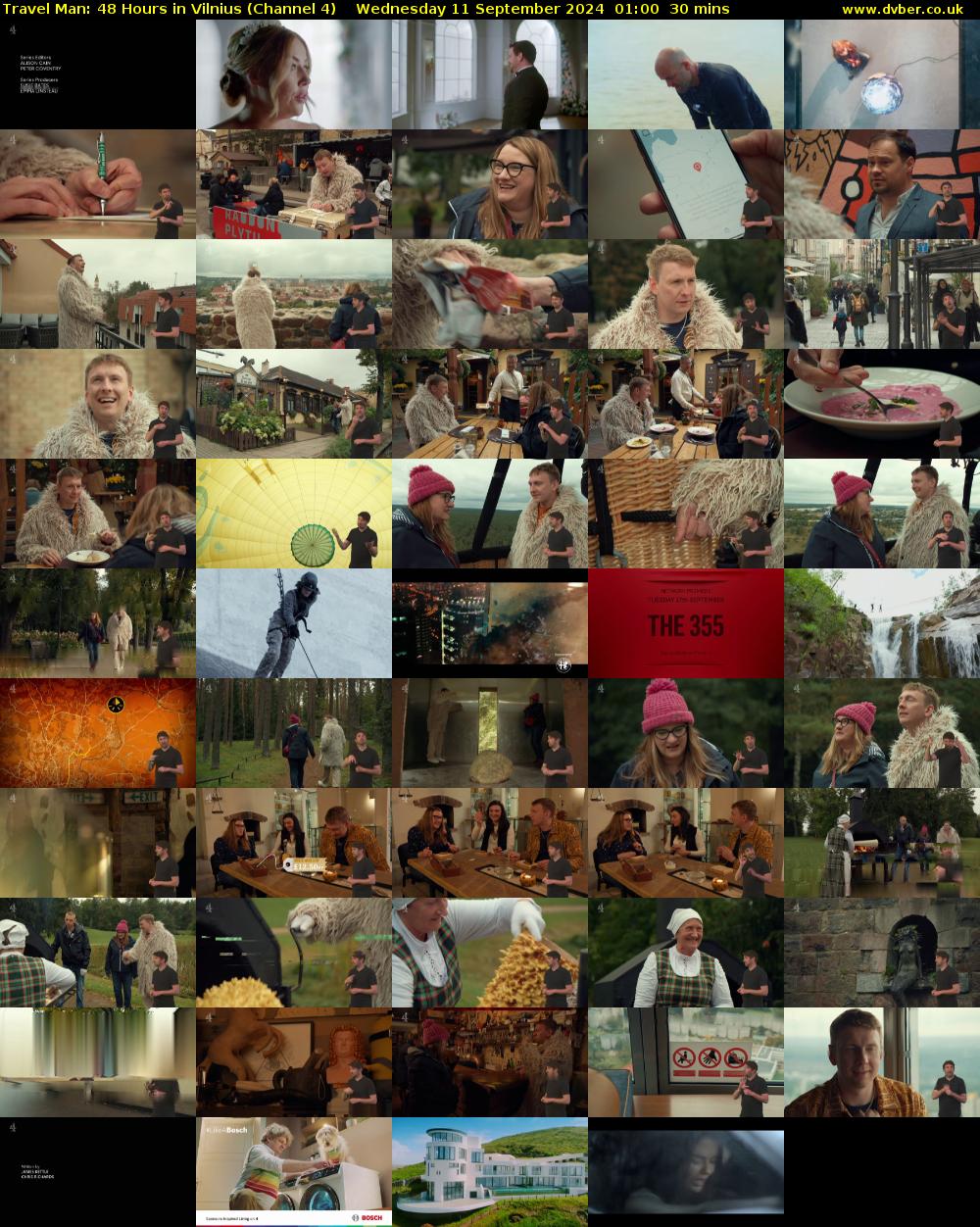 Travel Man: 48 Hours in Vilnius (Channel 4) Wednesday 11 September 2024 01:00 - 01:30