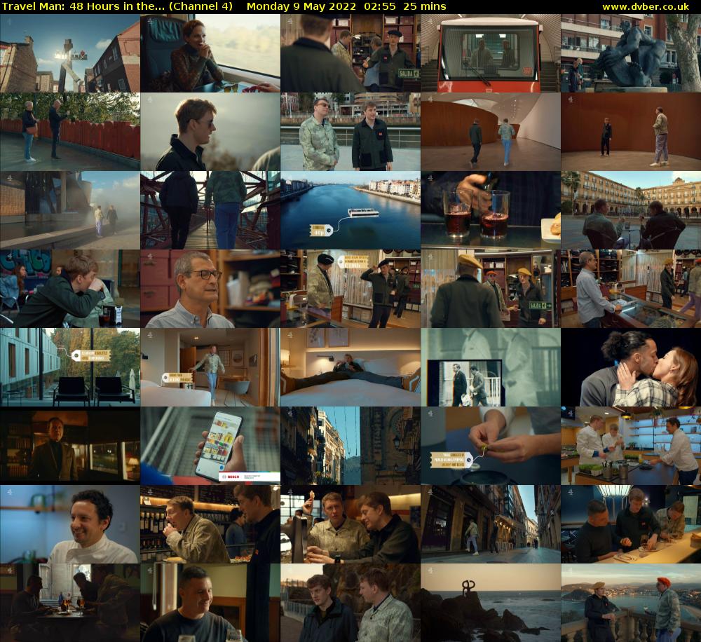 Travel Man: 48 Hours in the... (Channel 4) Monday 9 May 2022 02:55 - 03:20