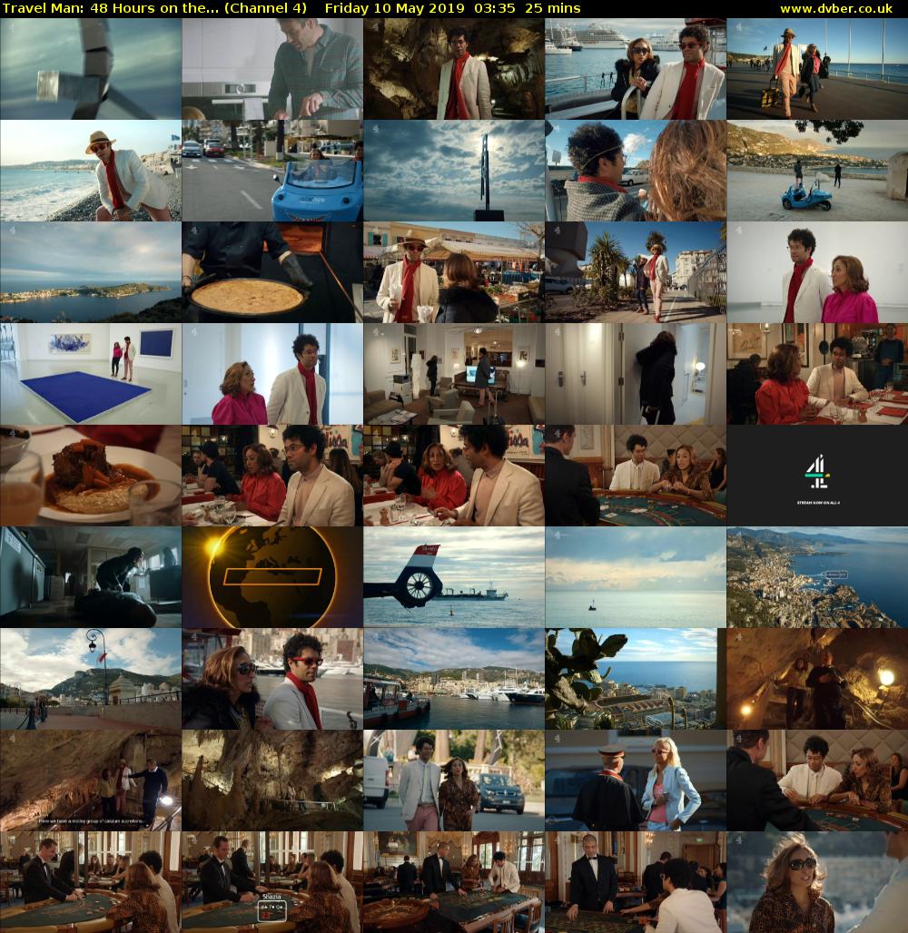 Travel Man: 48 Hours on the... (Channel 4) Friday 10 May 2019 03:35 - 04:00