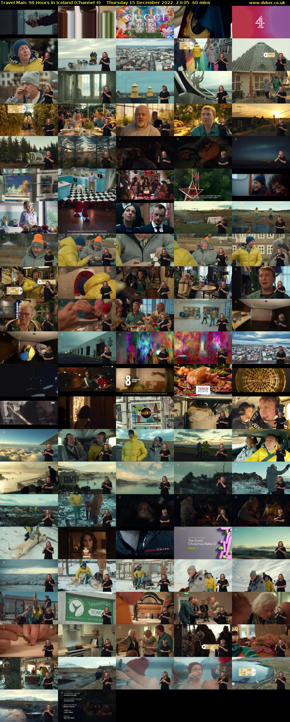Travel Man: 96 Hours in Iceland (Channel 4) Thursday 15 December 2022 23:05 - 00:05
