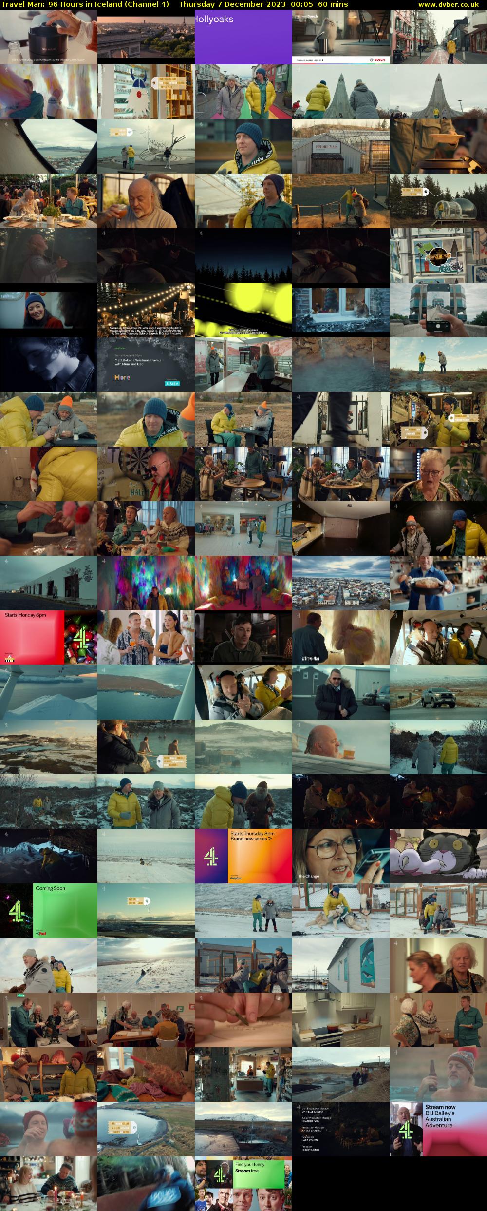 Travel Man: 96 Hours in Iceland (Channel 4) Thursday 7 December 2023 00:05 - 01:05