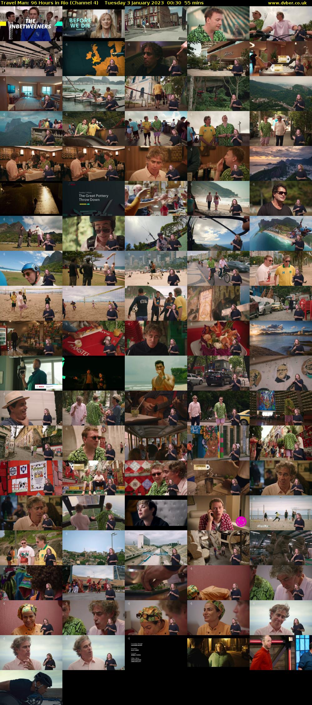 Travel Man: 96 Hours in Rio (Channel 4) Tuesday 3 January 2023 00:30 - 01:25