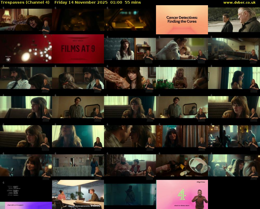 Trespasses (Channel 4) Friday 14 November 2025 01:00 - 01:55