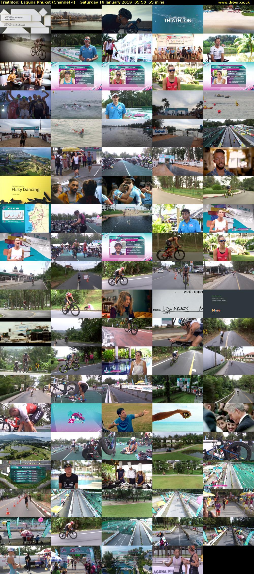 Triathlon: Laguna Phuket (Channel 4) Saturday 19 January 2019 05:50 - 06:45