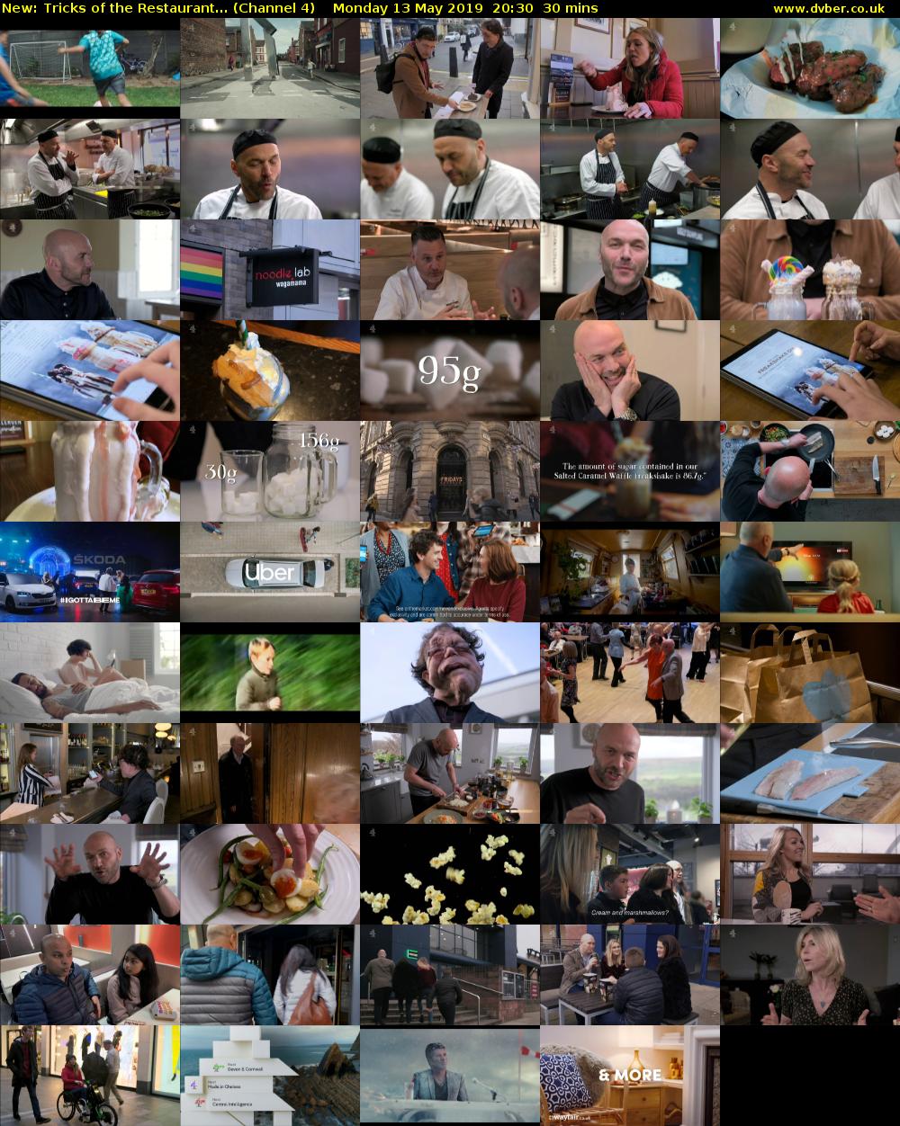 Tricks of the Restaurant... (Channel 4) Monday 13 May 2019 20:30 - 21:00