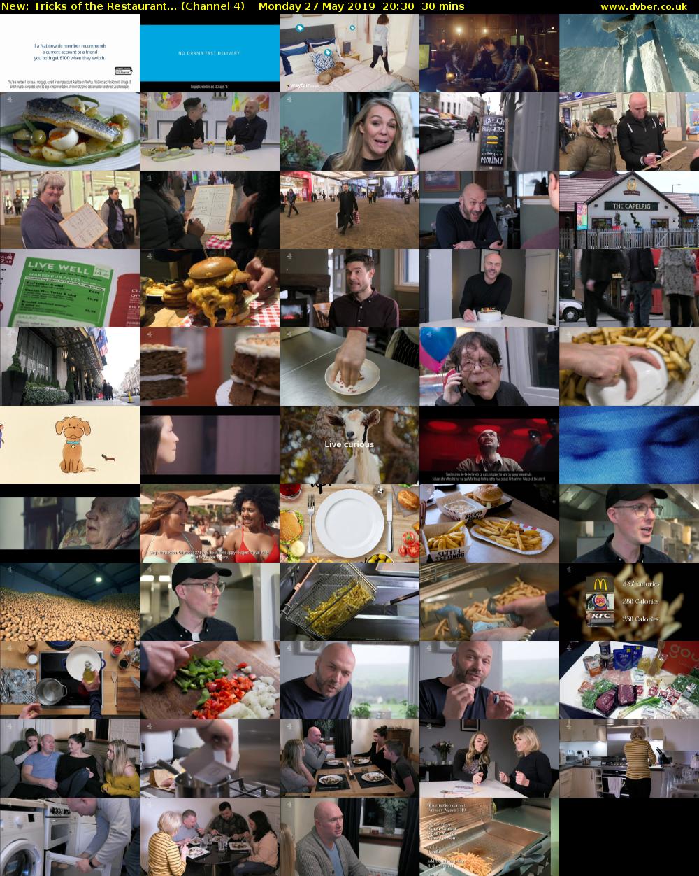 Tricks of the Restaurant... (Channel 4) Monday 27 May 2019 20:30 - 21:00