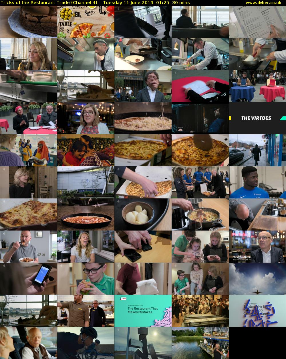 Tricks of the Restaurant Trade (Channel 4) Tuesday 11 June 2019 01:25 - 01:55