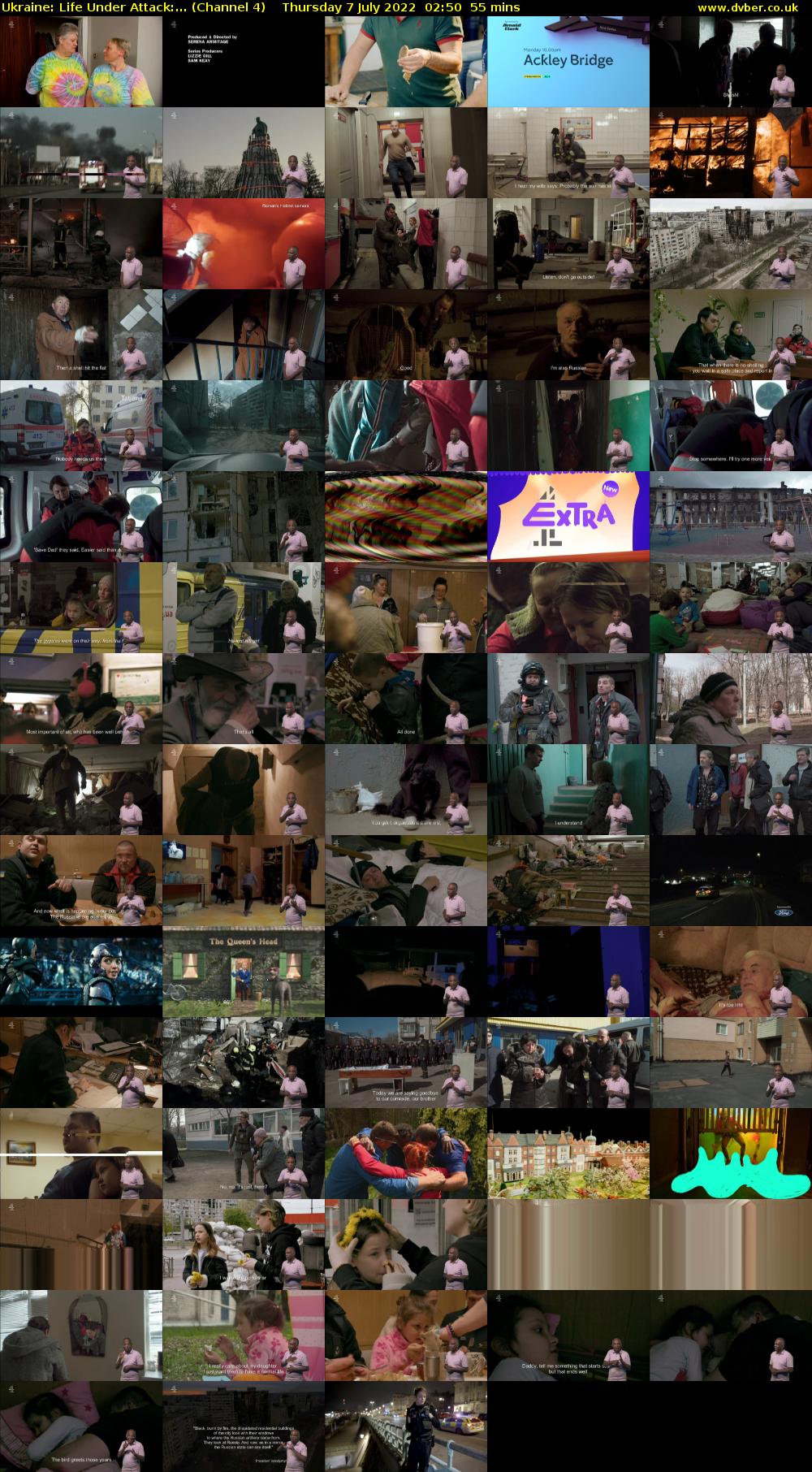 Ukraine: Life Under Attack:... (Channel 4) Thursday 7 July 2022 02:50 - 03:45