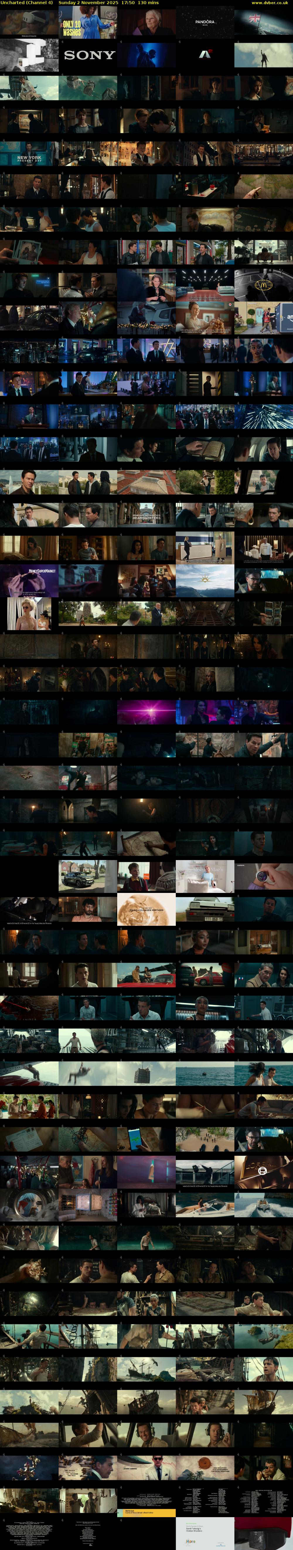 Uncharted (Channel 4) Sunday 2 November 2025 17:50 - 20:00