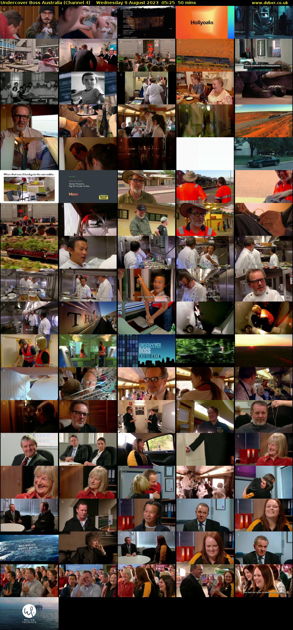 Undercover Boss Australia (Channel 4) Wednesday 9 August 2023 05:25 - 06:15