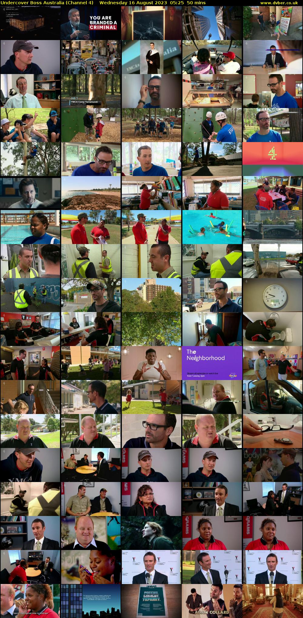Undercover Boss Australia (Channel 4) Wednesday 16 August 2023 05:25 - 06:15