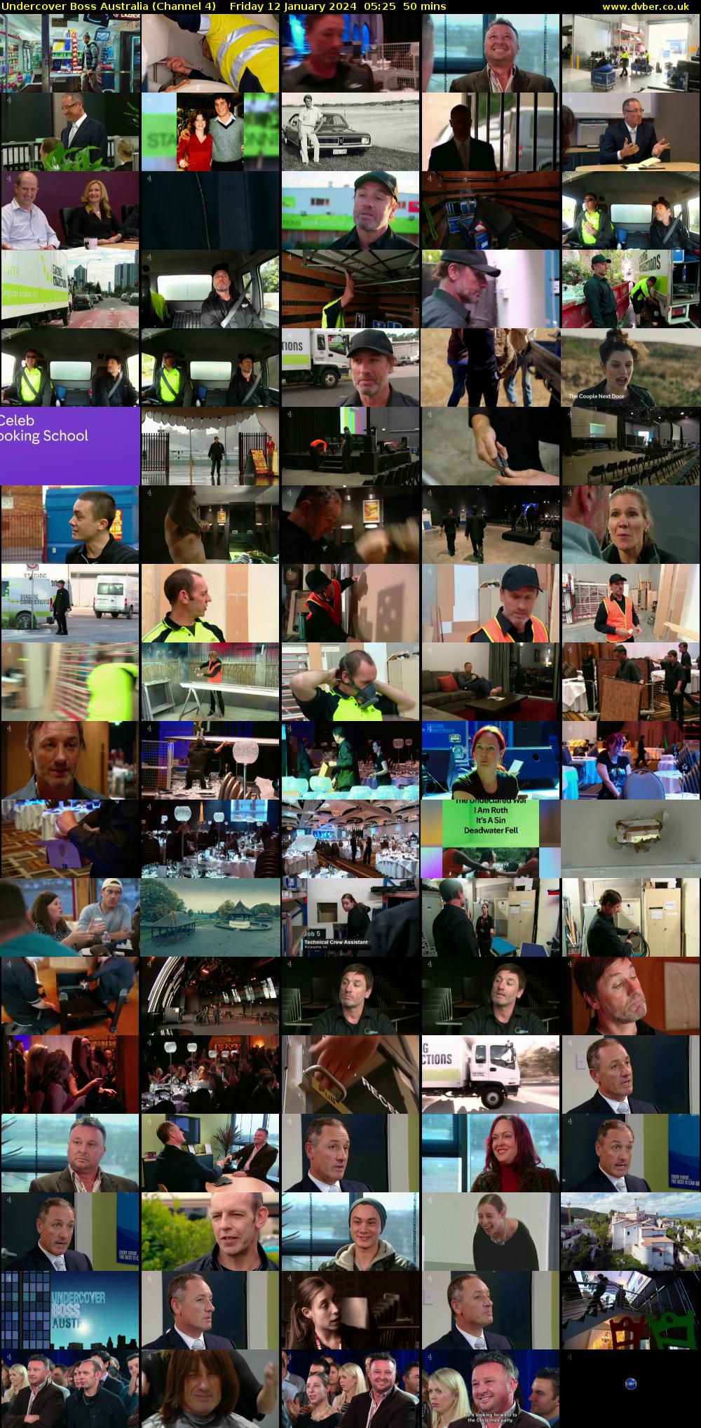 Undercover Boss Australia (Channel 4) Friday 12 January 2024 05:25 - 06:15