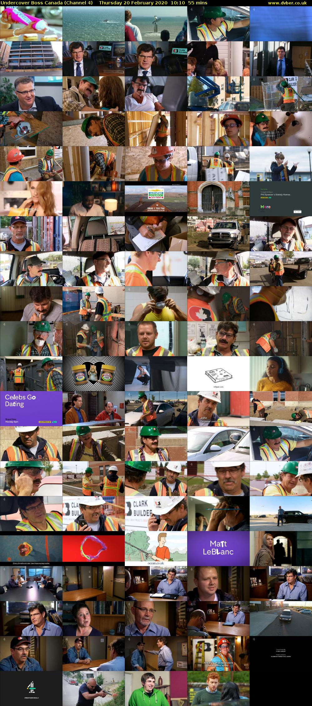 Undercover Boss Canada (Channel 4) Thursday 20 February 2020 10:10 - 11:05