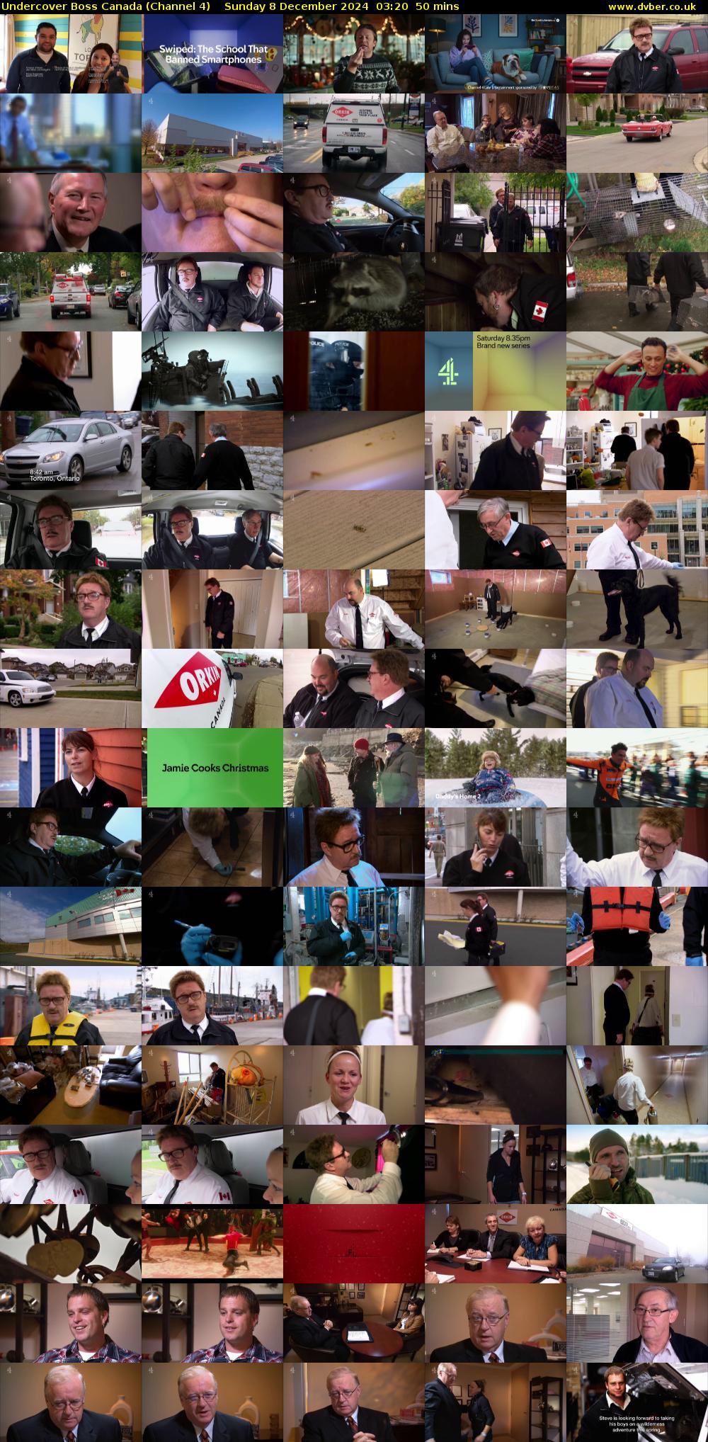 Undercover Boss Canada (Channel 4) Sunday 8 December 2024 03:20 - 04:10