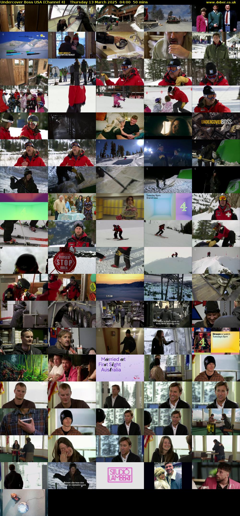 Undercover Boss USA (Channel 4) Thursday 13 March 2025 04:00 - 04:50