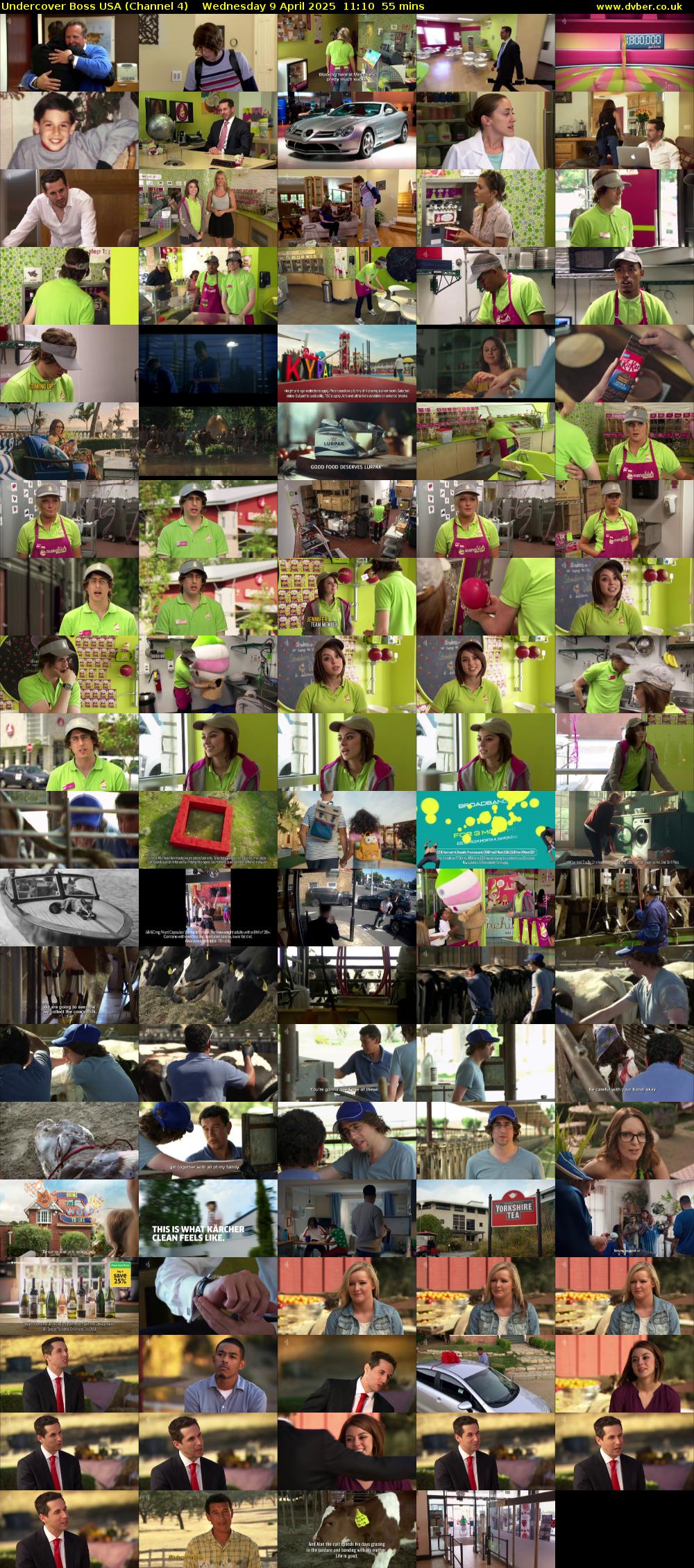 Undercover Boss USA (Channel 4) Wednesday 9 April 2025 11:10 - 12:05