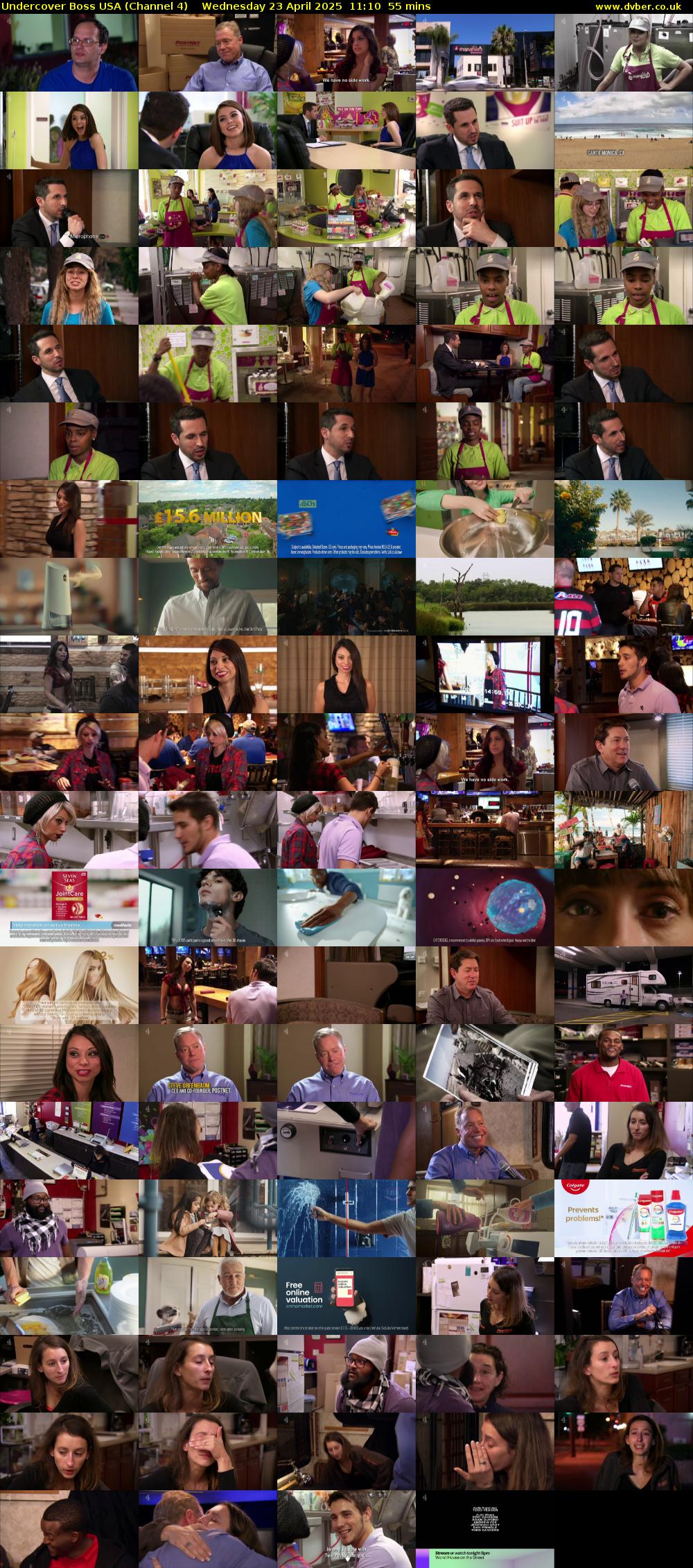Undercover Boss USA (Channel 4) Wednesday 23 April 2025 11:10 - 12:05