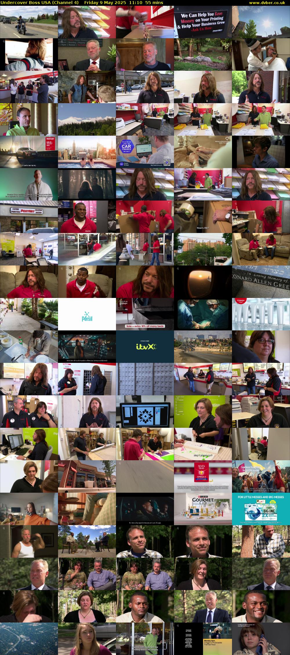 Undercover Boss USA (Channel 4) Friday 9 May 2025 11:10 - 12:05